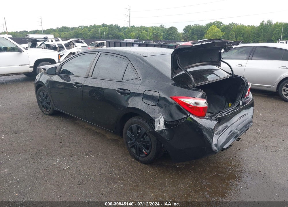 2014 TOYOTA COROLLA LE VIN: 2T1BURHE3EC013646