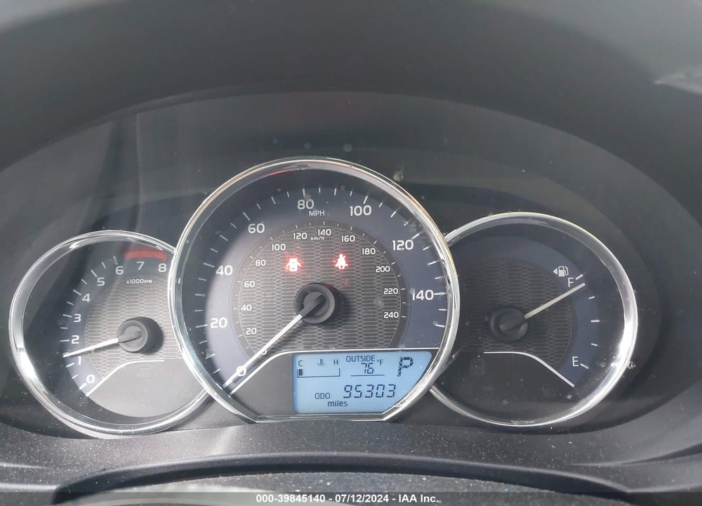 2014 TOYOTA COROLLA LE VIN: 2T1BURHE3EC013646