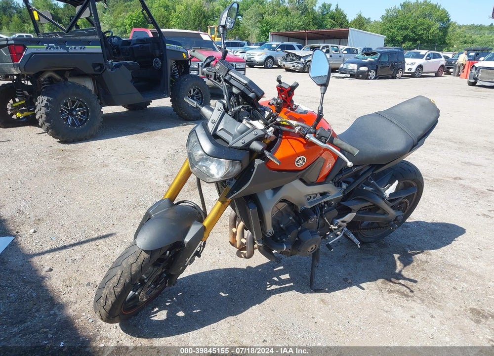 2014 YAMAHA FZ09 VIN: JYARN33E9EA002067