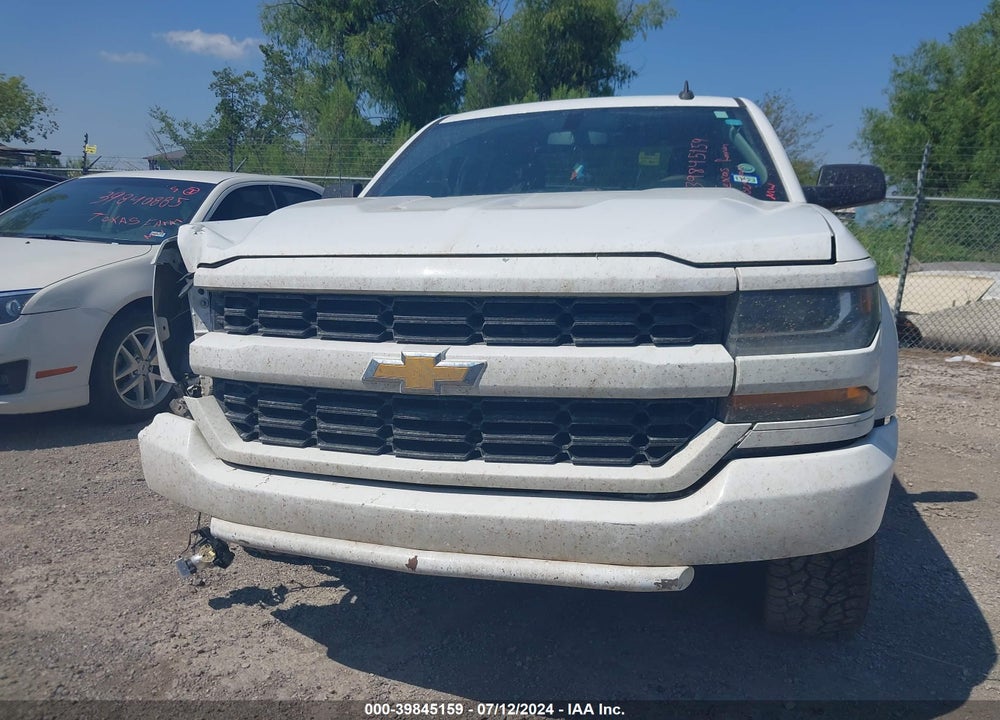2018 CHEVROLET SILVERADO 1500 CUSTOM VIN: 1GCVKPEH4JZ296001