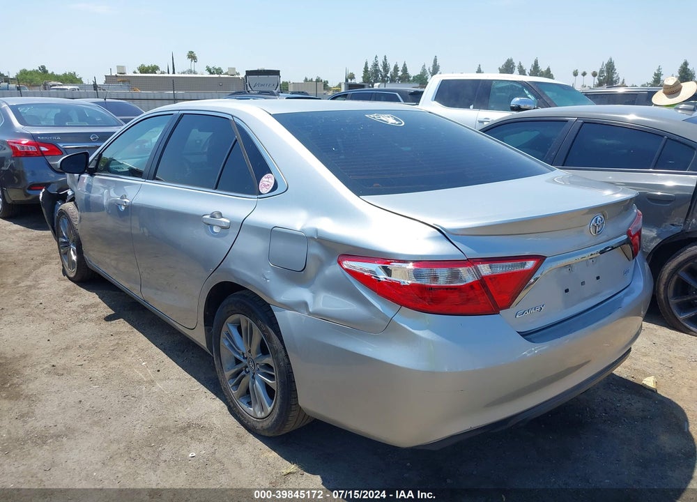 2017 TOYOTA CAMRY SE VIN: 4T1BF1FK1HU424292