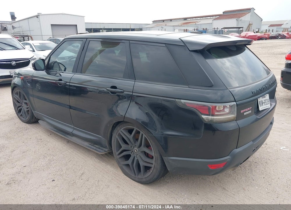 2015 LAND ROVER RANGE ROVER SPORT 5.0L V8 SUPERCHARGED VIN: SALWR2TF8FA512564