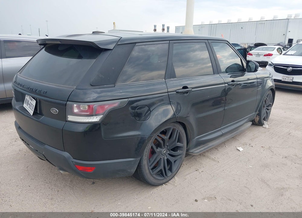 2015 LAND ROVER RANGE ROVER SPORT 5.0L V8 SUPERCHARGED VIN: SALWR2TF8FA512564