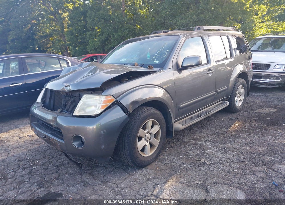 2008 NISSAN PATHFINDER SE VIN: 5N1AR18U48C665576