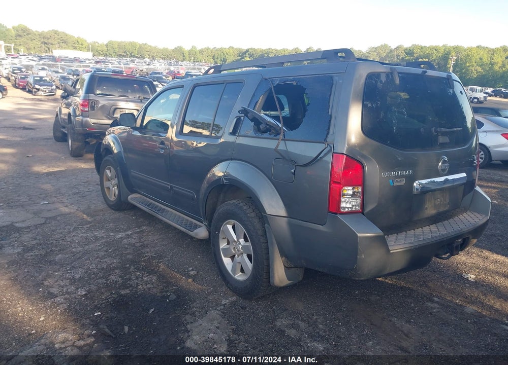 2008 NISSAN PATHFINDER SE VIN: 5N1AR18U48C665576