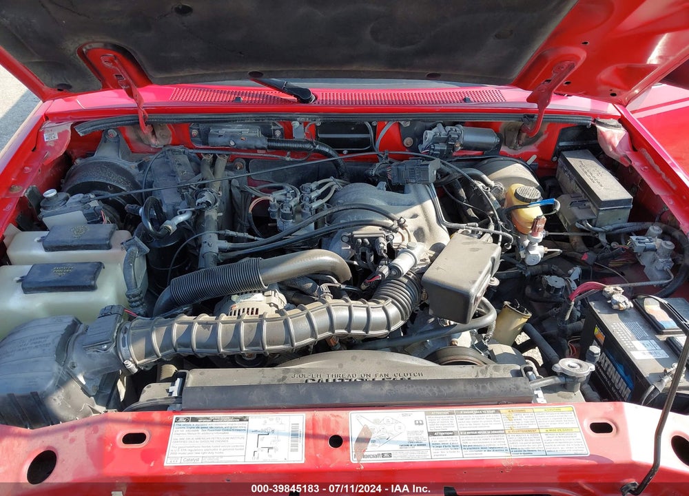 2000 FORD RANGER XL/XLT VIN: 1FTYR14V5YTA40136