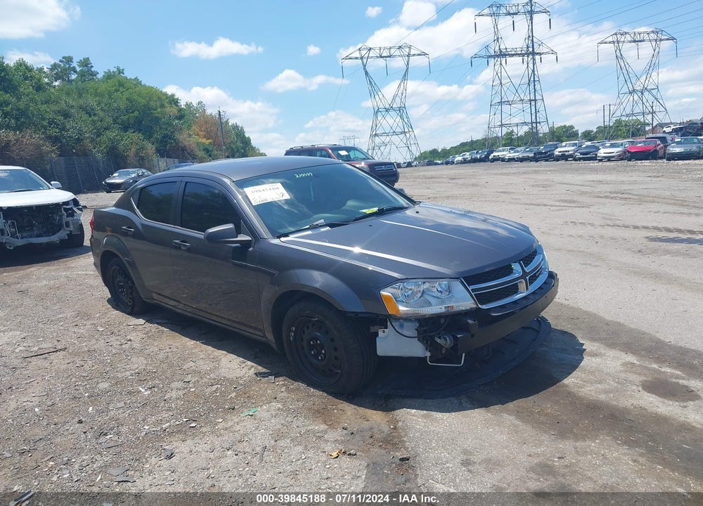 2014 DODGE AVENGER SE VIN: 1C3CDZAB7EN215539