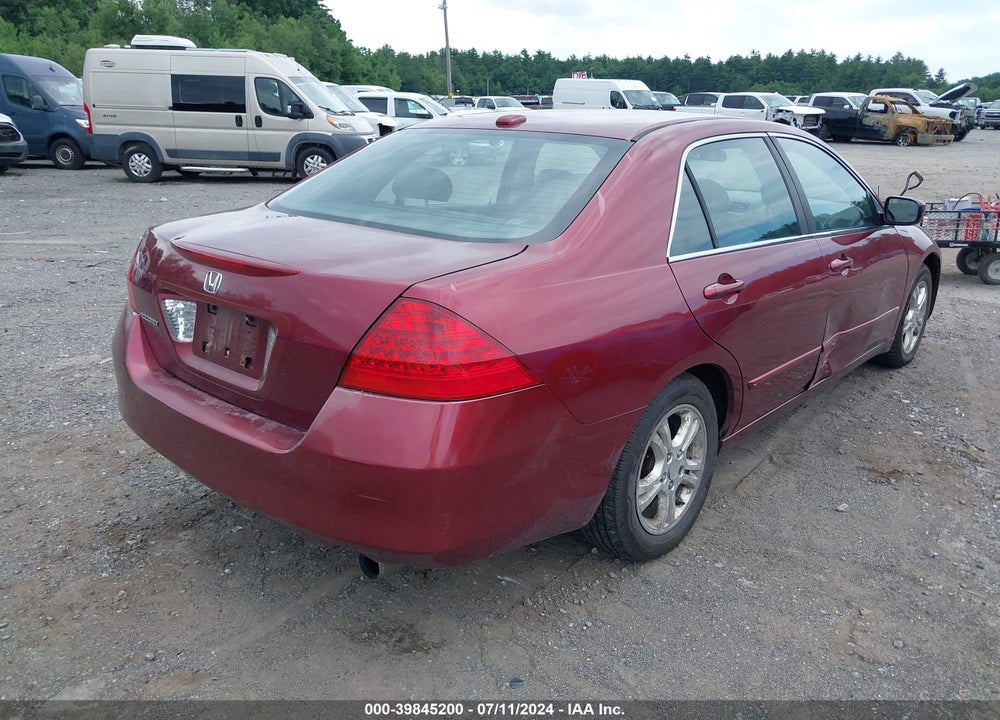 2006 HONDA ACCORD 2.4 EX VIN: 1HGCM56806A085986