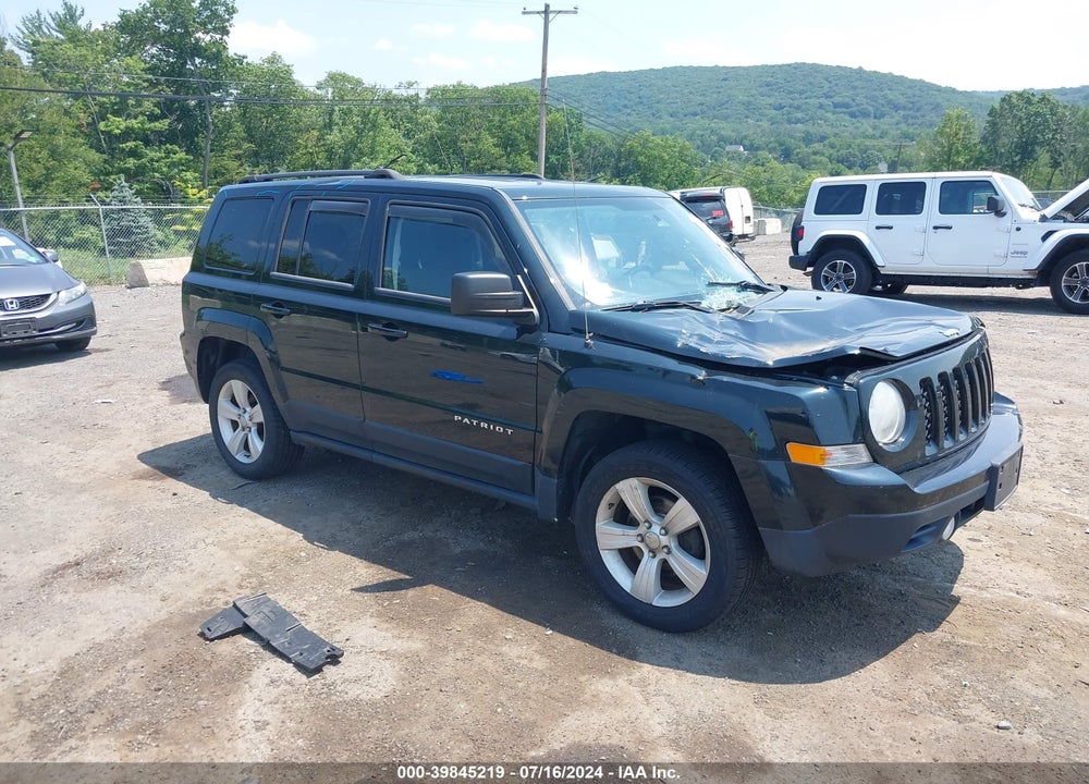 2013 JEEP PATRIOT LATITUDE VIN: 1C4NJRFB4DD158324