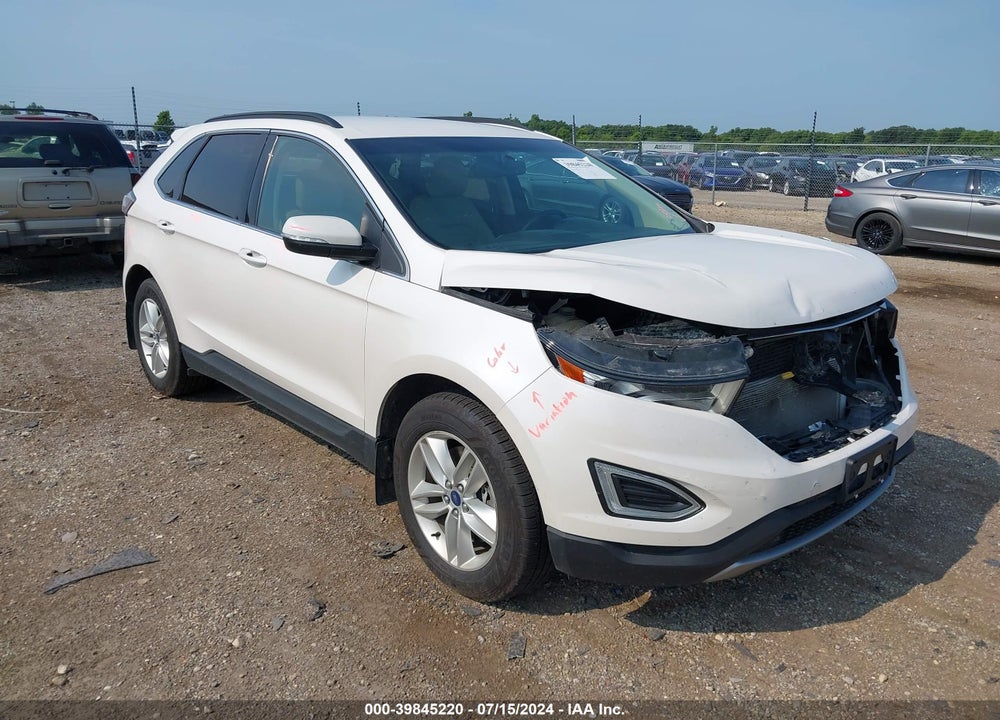 2016 FORD EDGE SEL VIN: 2FMPK4J84GBC67764
