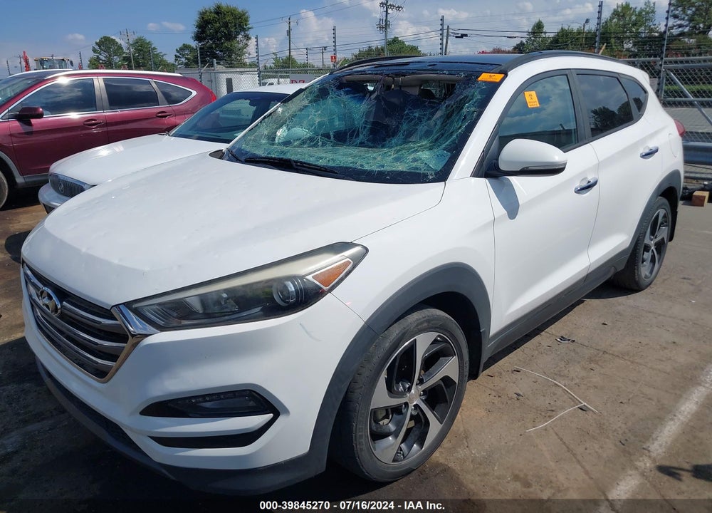 2016 HYUNDAI TUCSON LIMITED VIN: KM8J33A25GU065468