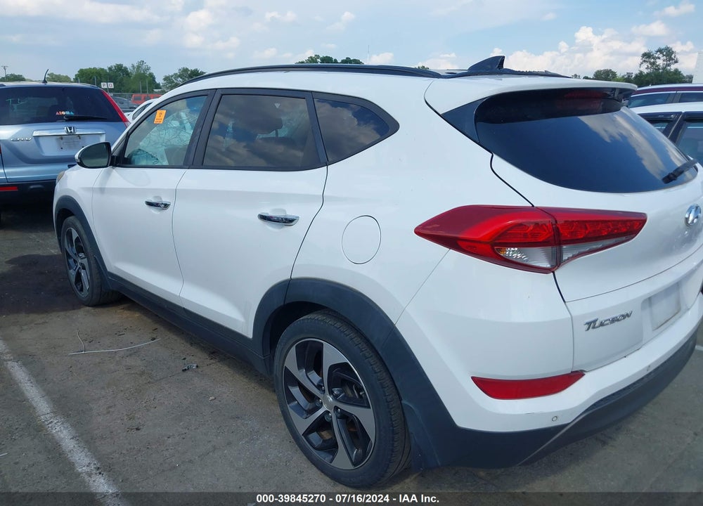 2016 HYUNDAI TUCSON LIMITED VIN: KM8J33A25GU065468