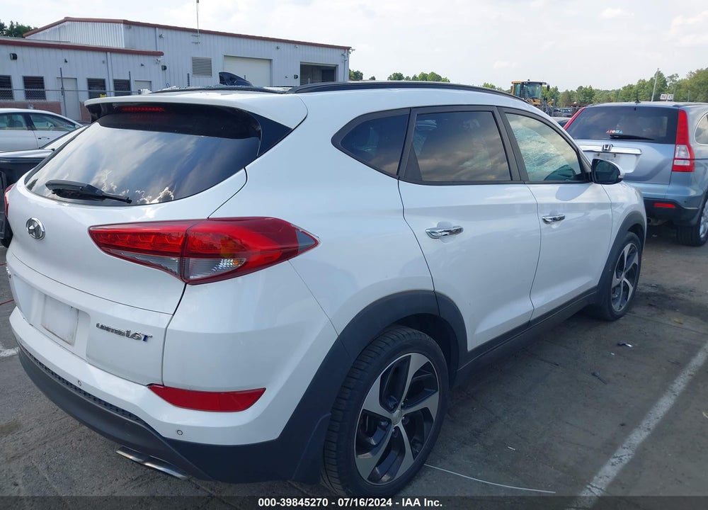 2016 HYUNDAI TUCSON LIMITED VIN: KM8J33A25GU065468
