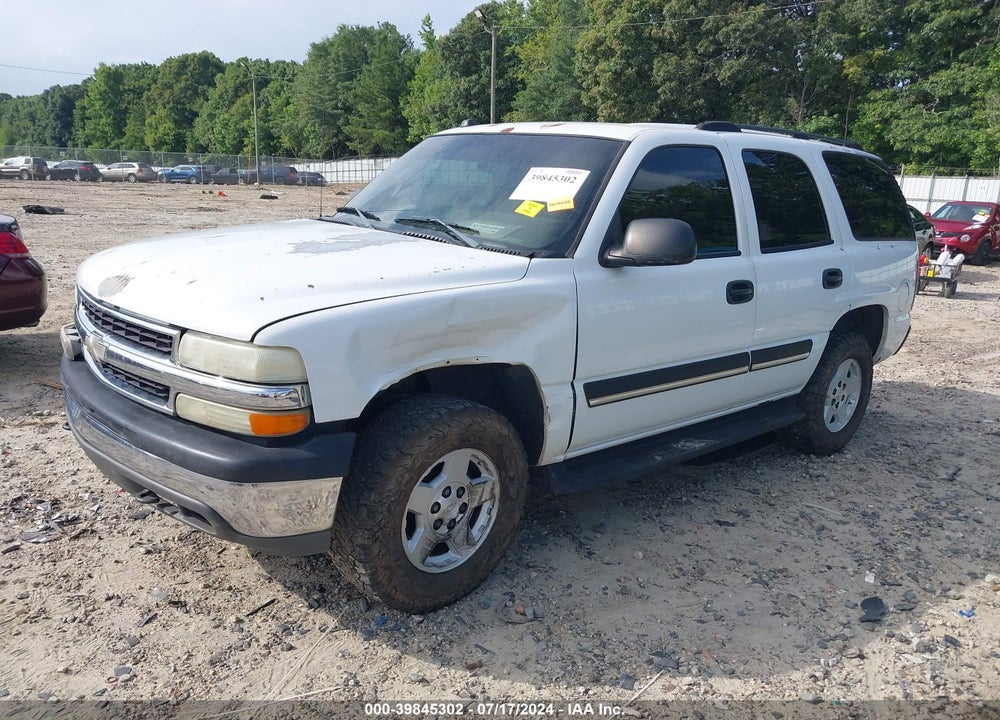 2004 CHEVROLET TAHOE LS VIN: 1GNEK13V74J249027