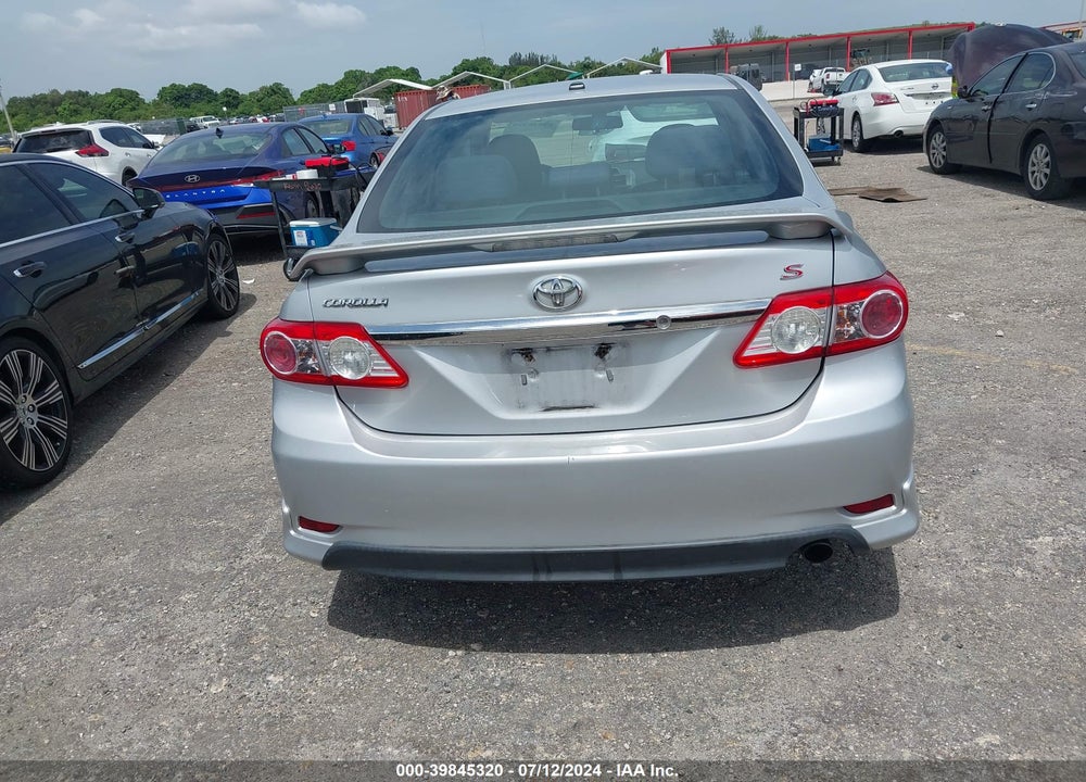 2012 TOYOTA COROLLA S VIN: 5YFBU4EE8CP042371