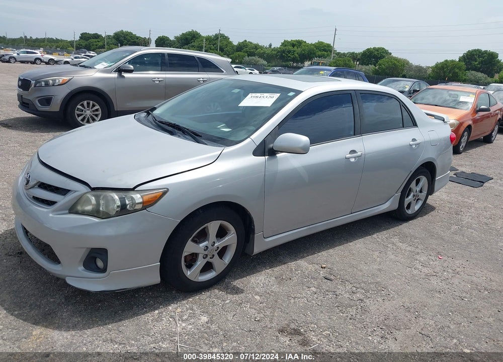 2012 TOYOTA COROLLA S VIN: 5YFBU4EE8CP042371