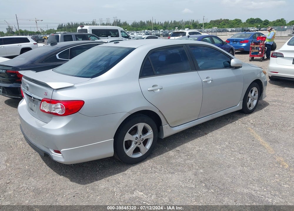 2012 TOYOTA COROLLA S VIN: 5YFBU4EE8CP042371