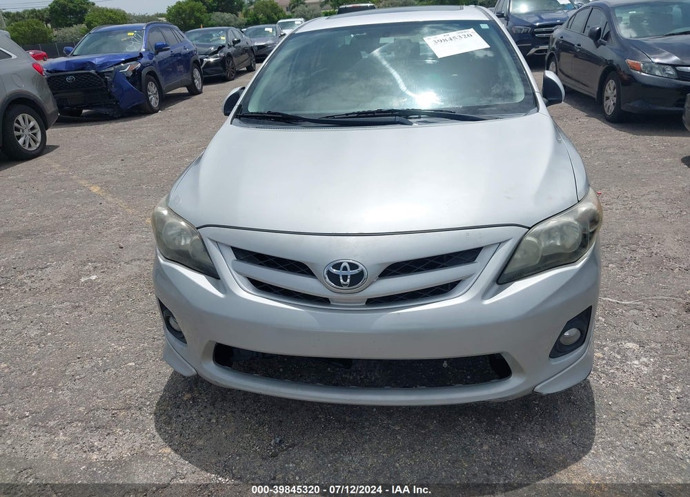 2012 TOYOTA COROLLA S VIN: 5YFBU4EE8CP042371