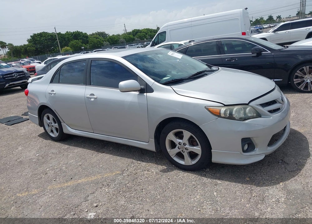2012 TOYOTA COROLLA S VIN: 5YFBU4EE8CP042371
