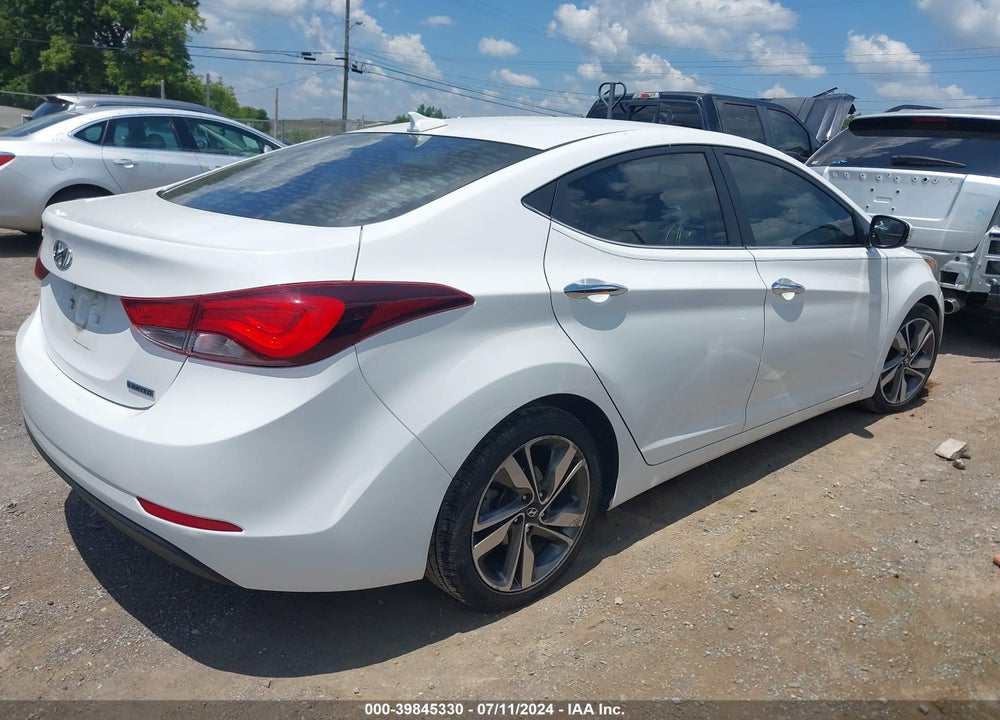 2014 HYUNDAI ELANTRA LIMITED VIN: 5NPDH4AE5EH460938