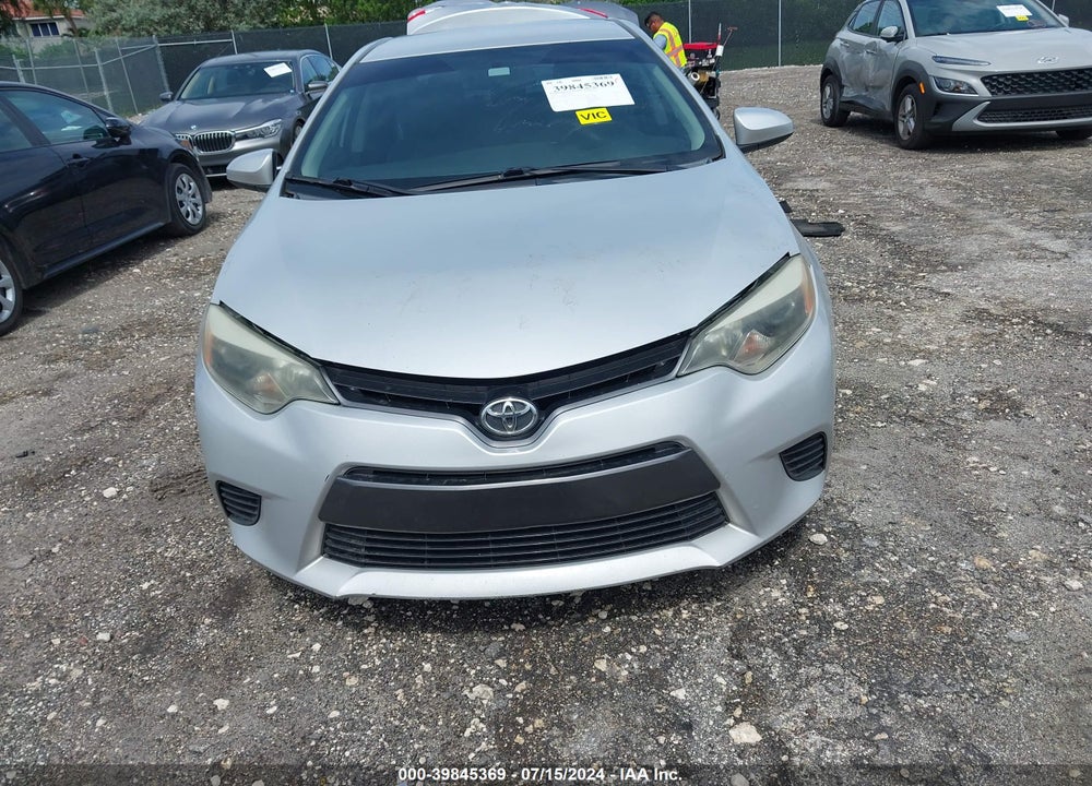 2016 TOYOTA COROLLA LE VIN: 2T1BURHE9GC556695
