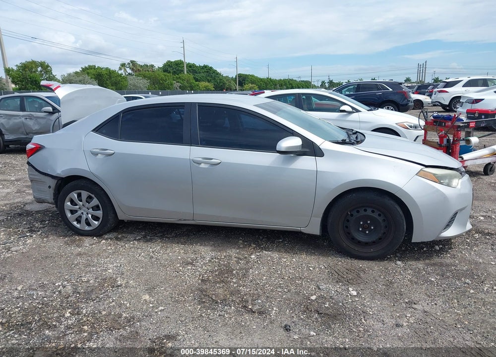 2016 TOYOTA COROLLA LE VIN: 2T1BURHE9GC556695