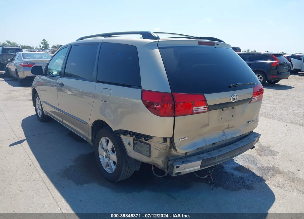 2005 TOYOTA SIENNA LE VIN: 5TDZA23C25S318406