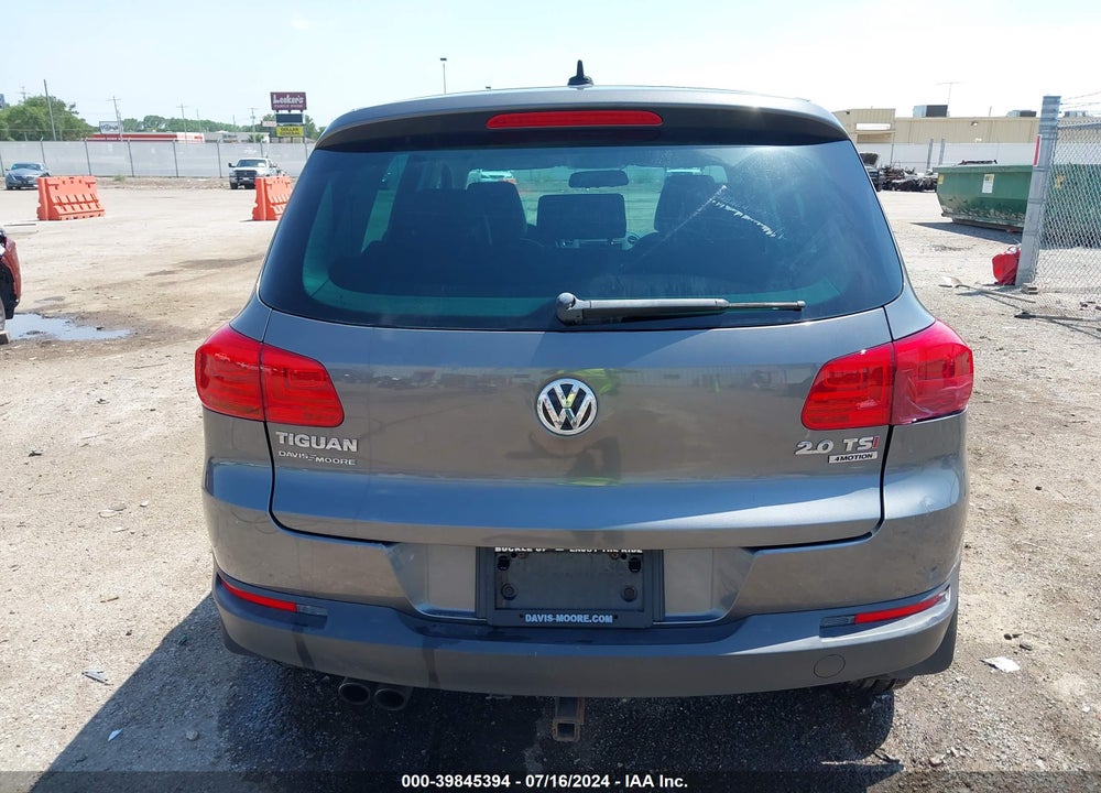 2014 VOLKSWAGEN TIGUAN SE VIN: WVGBV3AX2EW625202