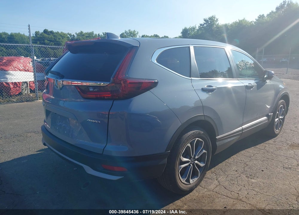 2022 HONDA CR-V AWD EX VIN: 2HKRW2H54NH608700