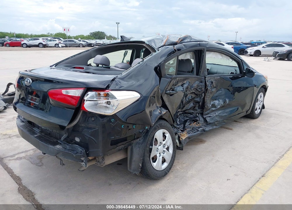2016 KIA FORTE LX VIN: KNAFX4A60G5592607