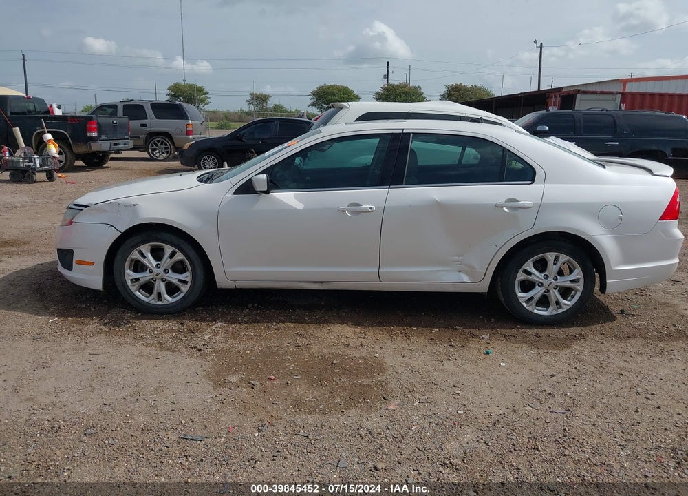 2012 FORD FUSION SE VIN: 3FAHP0HAXCR246396