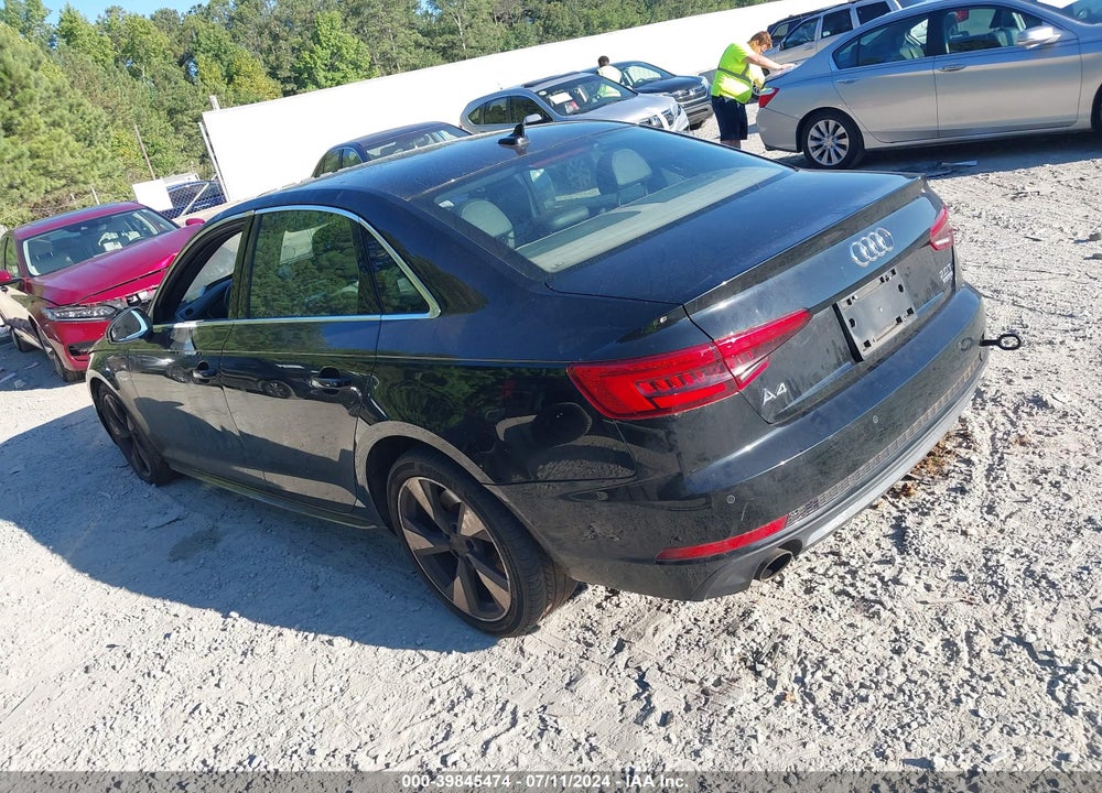 2017 AUDI A4 2.0T PREMIUM VIN: WAUENAF42HN013335