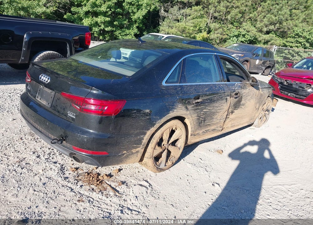 2017 AUDI A4 2.0T PREMIUM VIN: WAUENAF42HN013335
