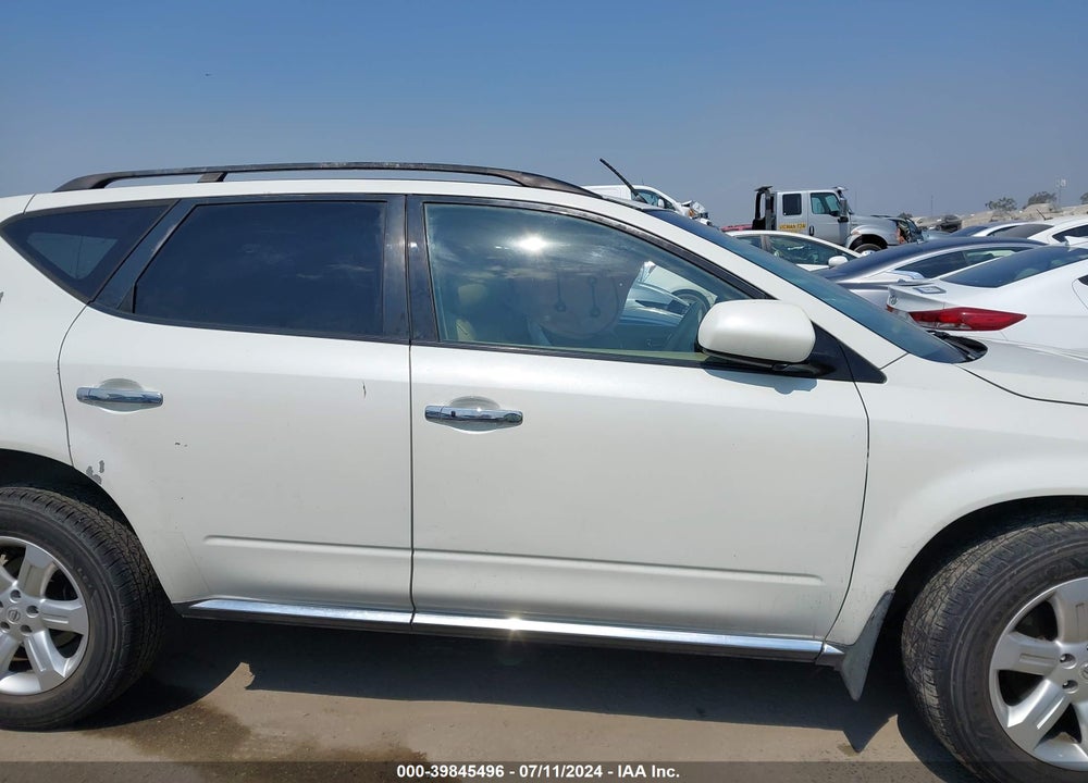 2007 NISSAN MURANO SL VIN: JN8AZ08T97W520380