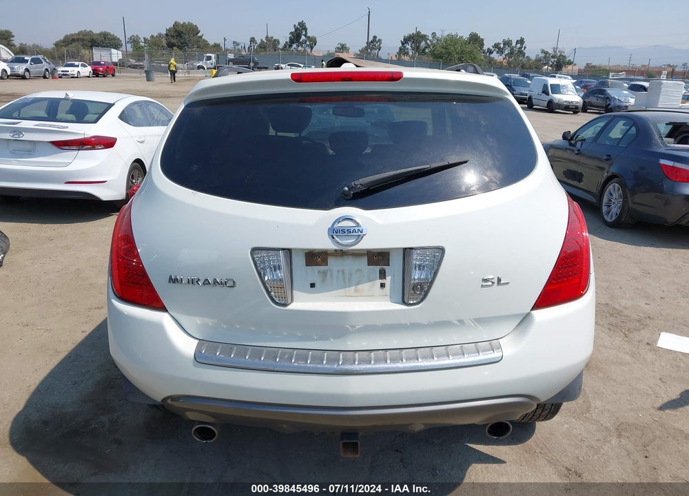 2007 NISSAN MURANO SL VIN: JN8AZ08T97W520380