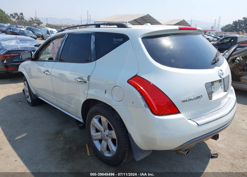 2007 NISSAN MURANO SL VIN: JN8AZ08T97W520380