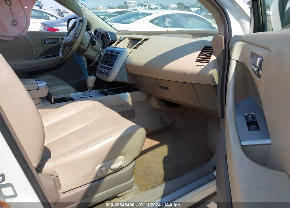 2007 NISSAN MURANO SL VIN: JN8AZ08T97W520380