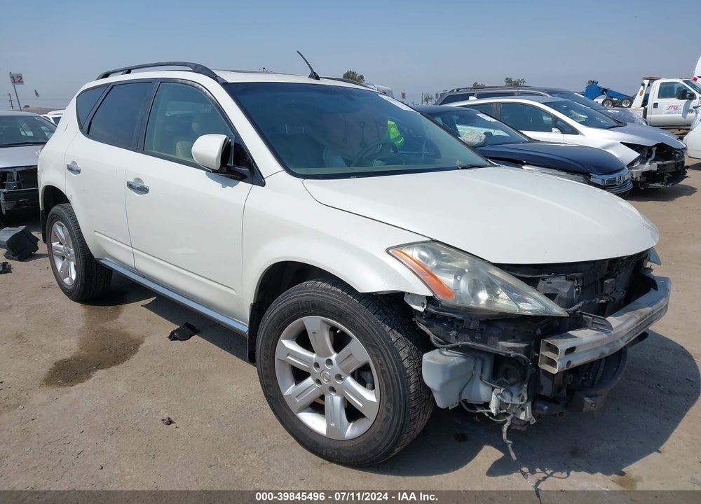 2007 NISSAN MURANO SL VIN: JN8AZ08T97W520380