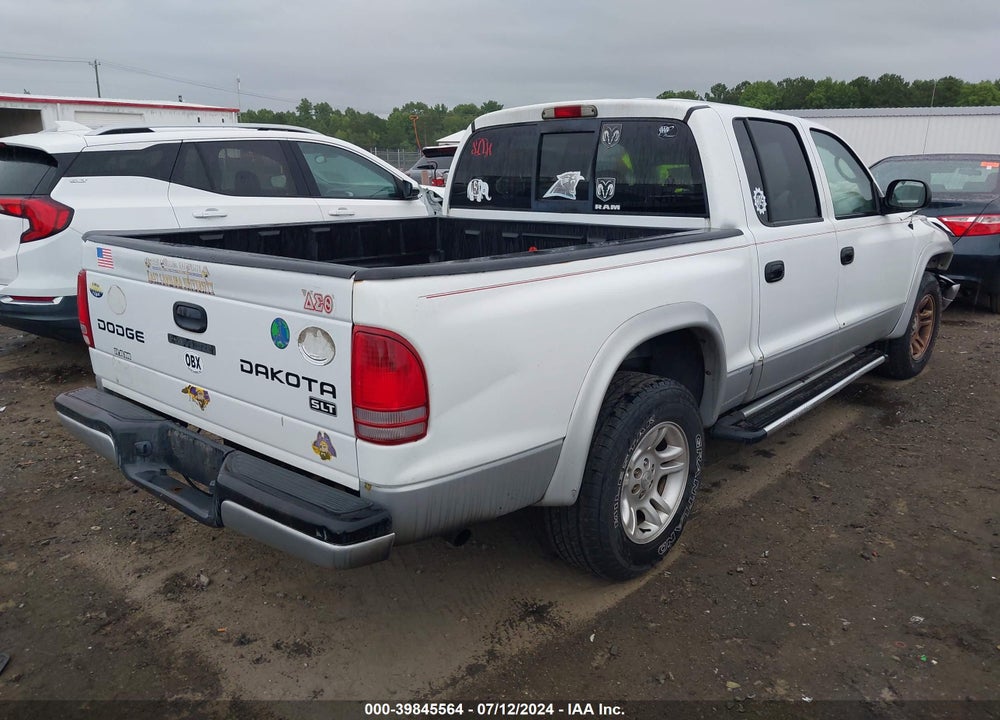 2003 DODGE DAKOTA SLT VIN: 1D7HL48X53S348586