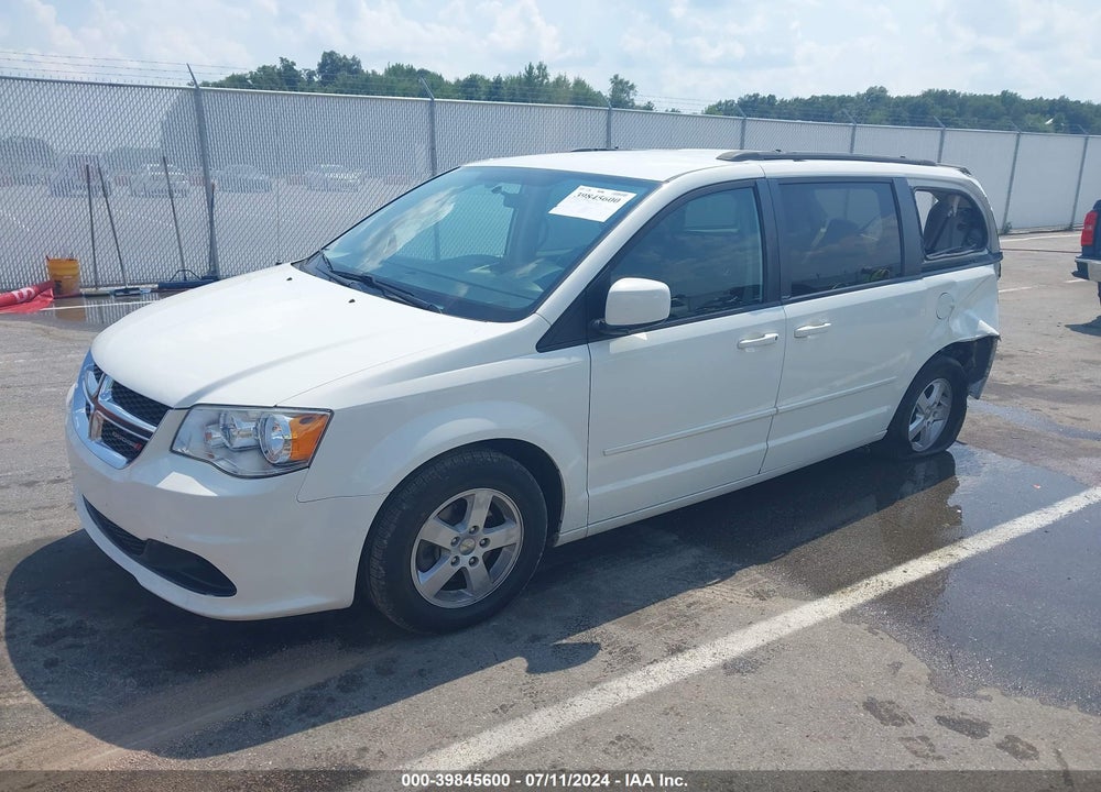 2012 DODGE GRAND CARAVAN SXT VIN: 2C4RDGCG8CR333182