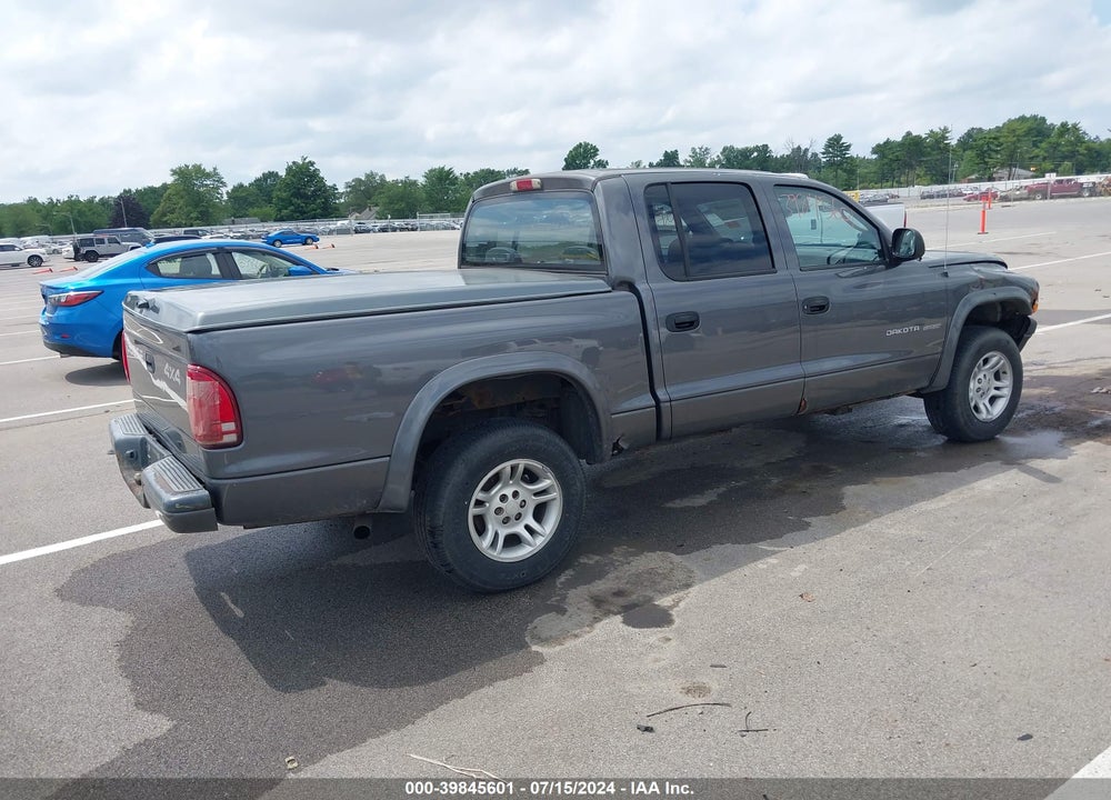2002 DODGE DAKOTA SPORT VIN: 1B7HG38N72S617029