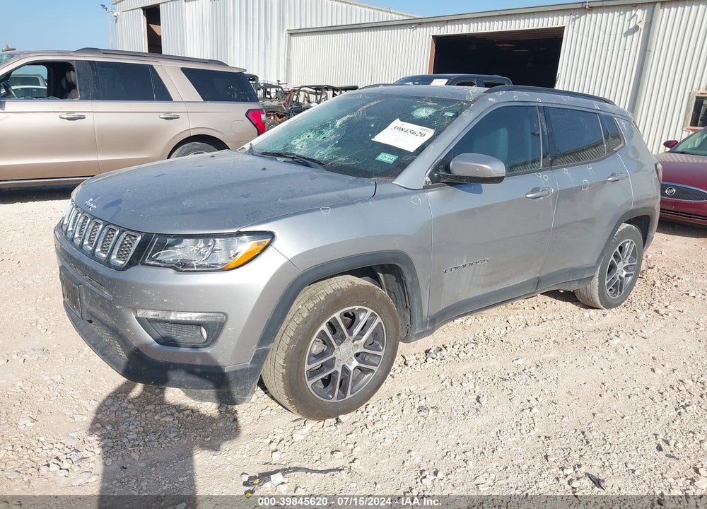 2018 JEEP COMPASS SUN AND WHEEL FWD VIN: 3C4NJCBB7JT494347