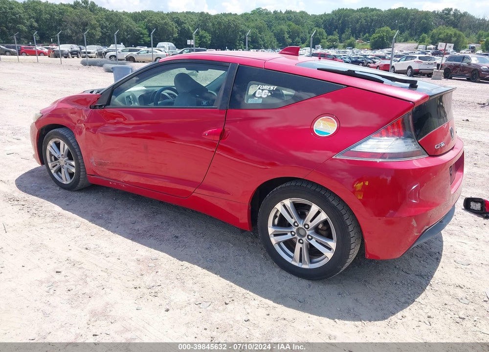 2011 HONDA CR-Z EX VIN: JHMZF1C61BS008173