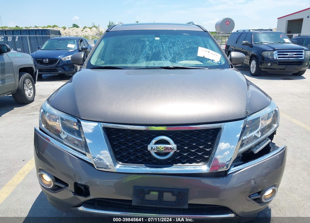 2013 NISSAN PATHFINDER PLATINUM VIN: 5N1AR2MN2DC678051