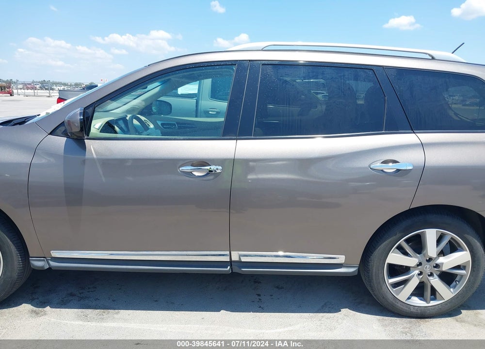 2013 NISSAN PATHFINDER PLATINUM VIN: 5N1AR2MN2DC678051