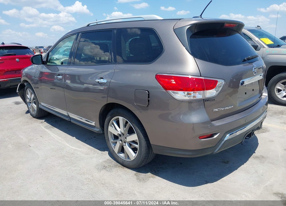 2013 NISSAN PATHFINDER PLATINUM VIN: 5N1AR2MN2DC678051
