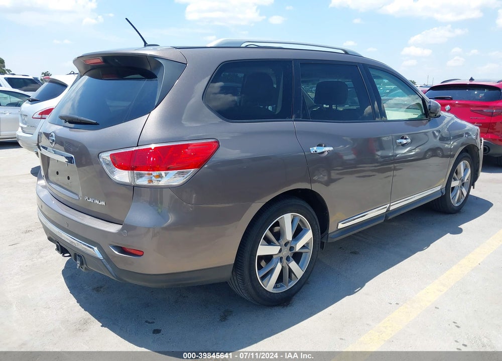 2013 NISSAN PATHFINDER PLATINUM VIN: 5N1AR2MN2DC678051