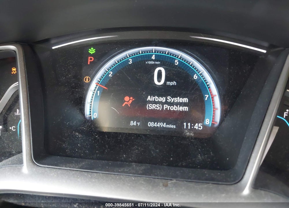 2018 HONDA CIVIC EX VIN: 19XFC2F72JE004481