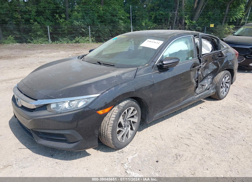 2018 HONDA CIVIC EX VIN: 19XFC2F72JE004481