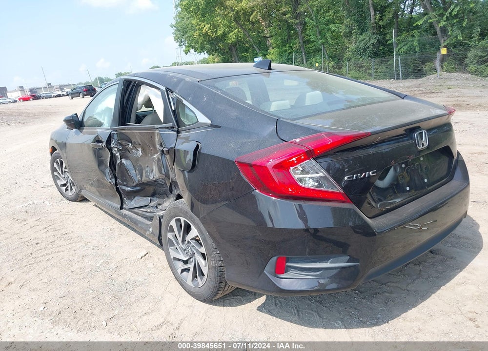 2018 HONDA CIVIC EX VIN: 19XFC2F72JE004481